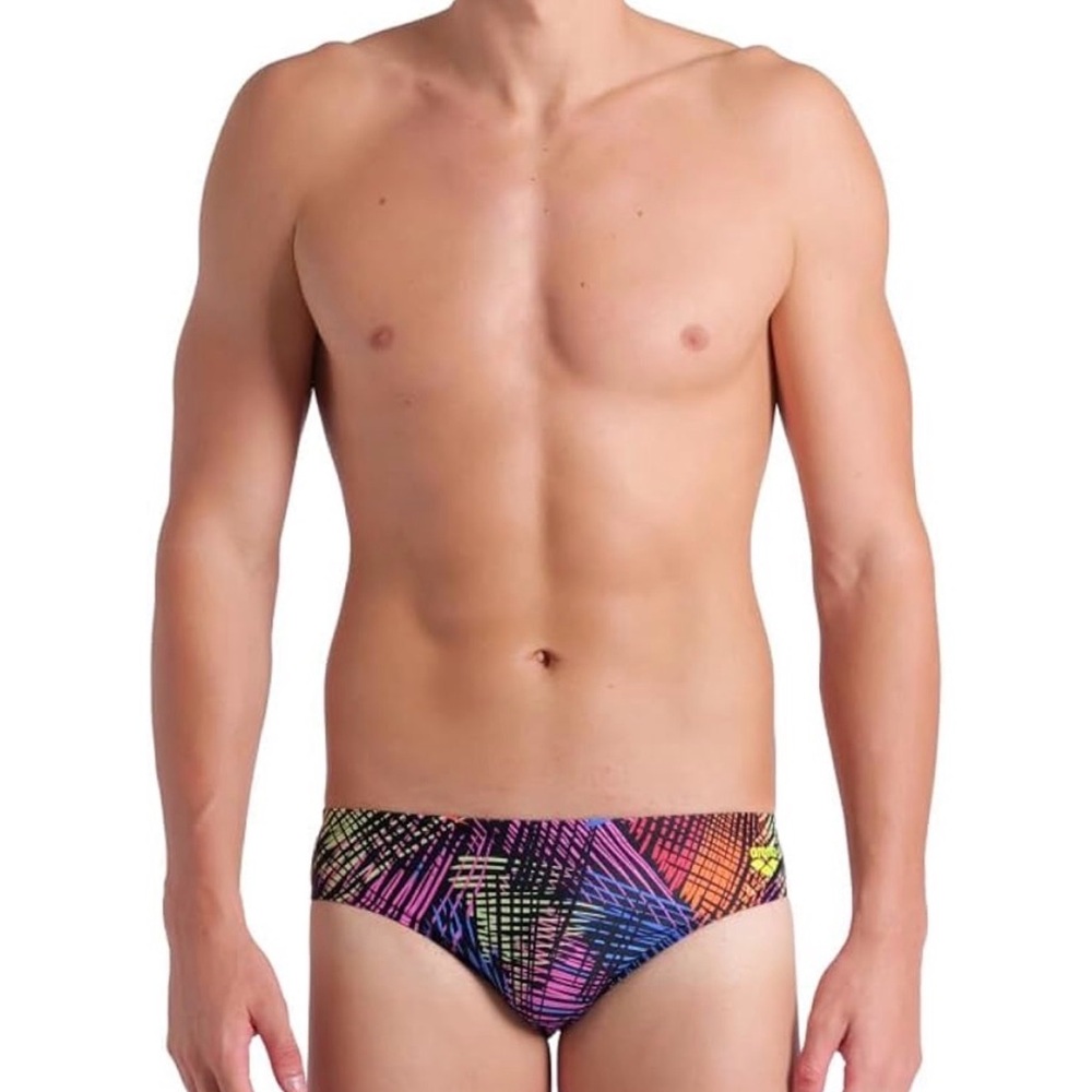 Arena Men's Energy Swim Brief Competitive Swimwear Multicolor size 22